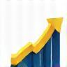 Growth chart icon